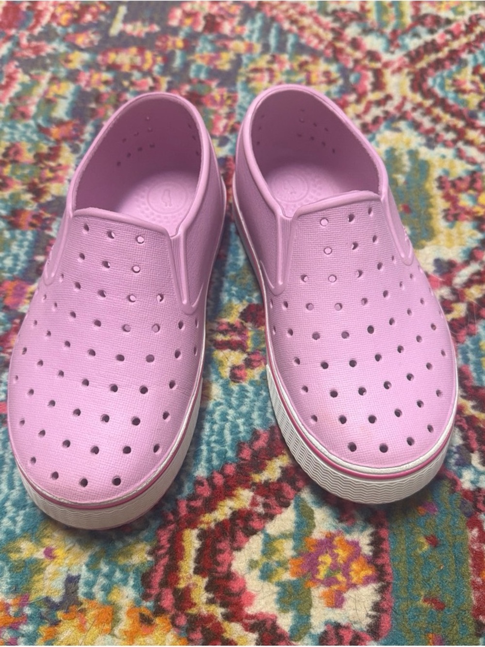 Native Shoes Kids Pink Slip-Ons